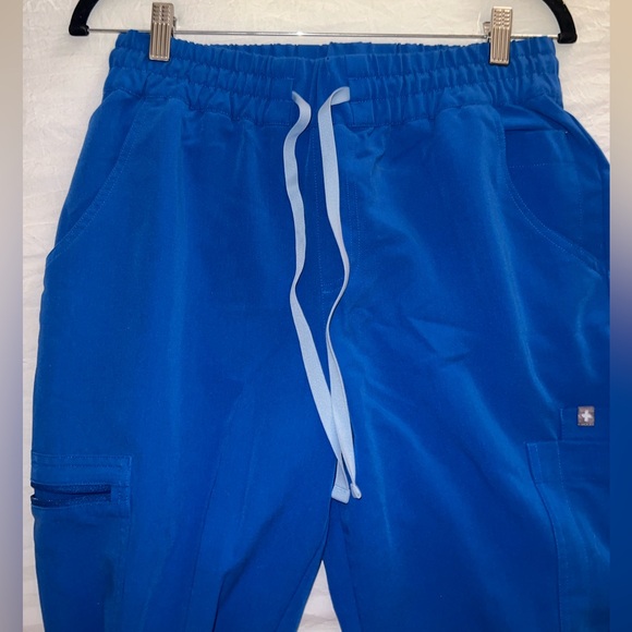 Figs Women’s Royal Blue High Waisted Joggers - Picture 6 of 7